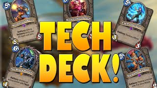 This Deck COUNTERS Everything with ONLY Tech Cards! | Galakrond's Awakening | Hearthstone