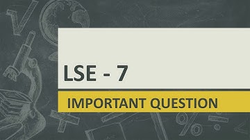 Important questions for LSE-07 - Taxonomy and Evolution exam of IGNOU