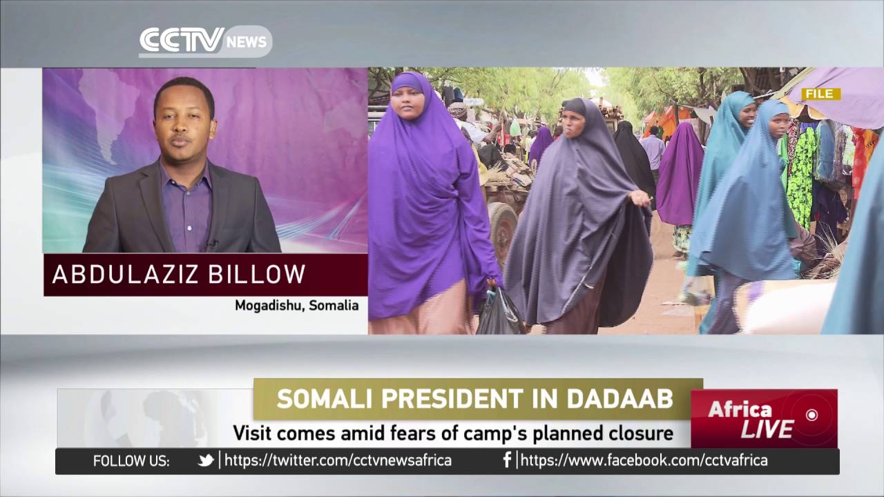 Somali President Mohamud visits Dadaab refugee camp