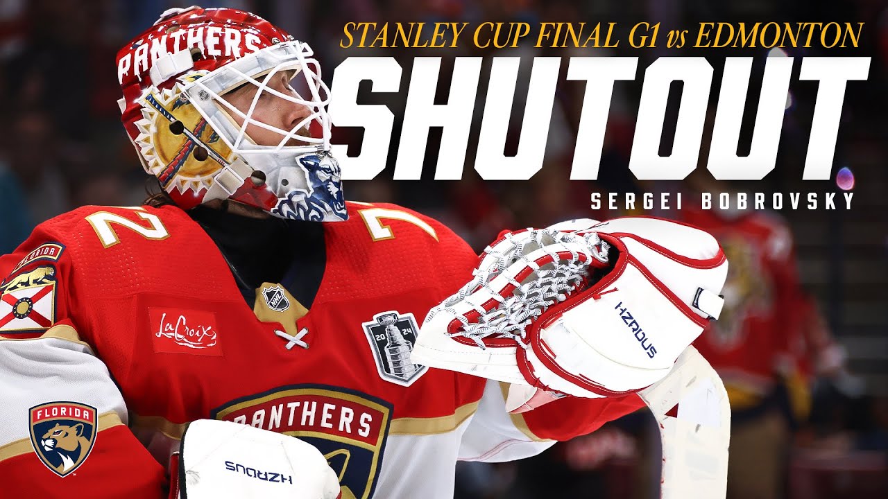 Sergei Bobrovsky's GAME 1 SHUTOUT of the Stanley Cup Final - YouTube