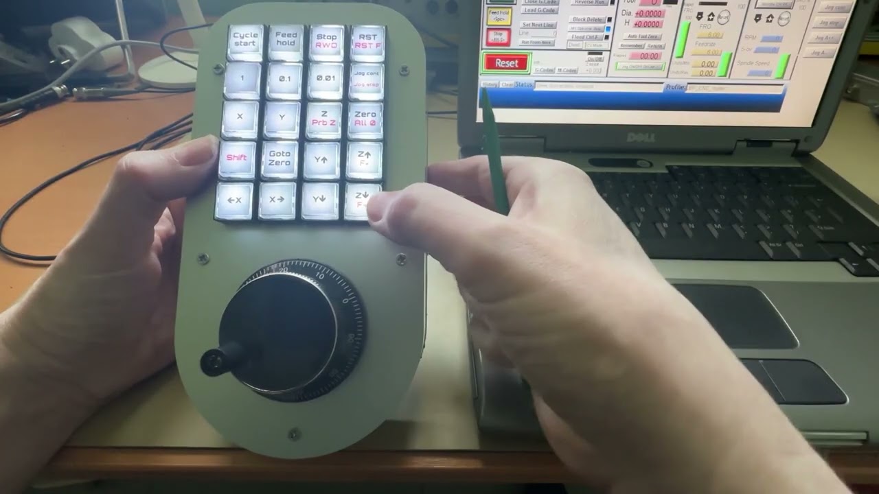 DIY CNC pendant for Mach3