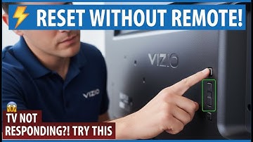 Reset Your Vizio Smart TV Without Remote | Simple Fix for Frozen TV