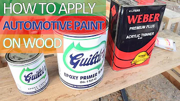 Will automotive primer work on wood?