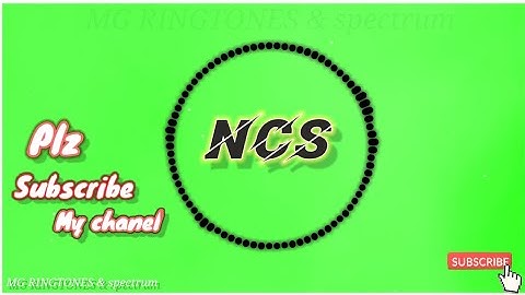 NCS_audio spectrum | green screen audio Spectrum visualizer _ free download.