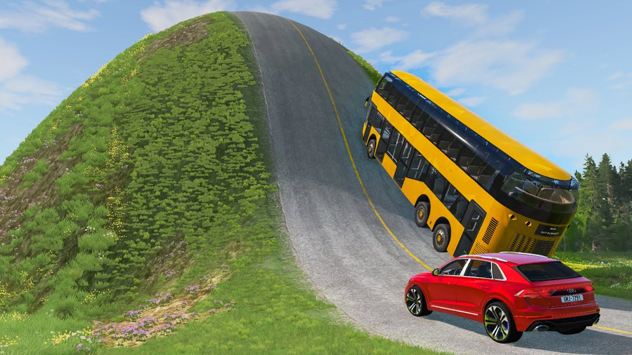 Cars vs Giant Bulge | BeamNG.Drive | BeamNG Samurai