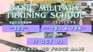 USAF BMT Squadron 323 - Sep 1, 2003 - October 17th, 2003 (Flights 763 & 764) USAF BMT Squadron 323 - Sep 1, 2003 - October 17th, 2003 (Flights 763 & 764)