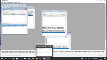 Membuat server mail dengan menggunakan mercury pada XAMPP. Akses dengan mail client misal Microsoft