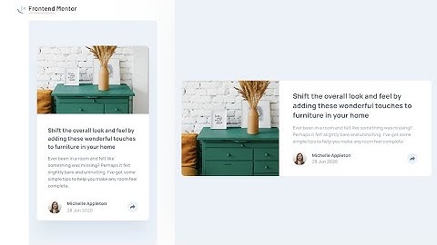 Article preview component - Frontend Mentor Challenge