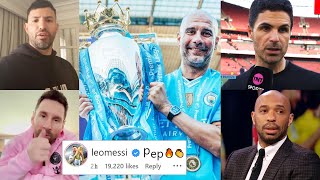 Famous Reaction On Manchester City wins historic 4th consecutive Premier League title