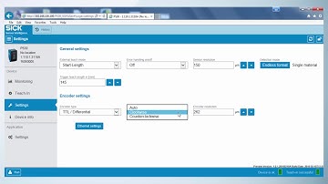 Pattern Sensor PS30 - Video Tutorial - Impostazioni  SOPAS