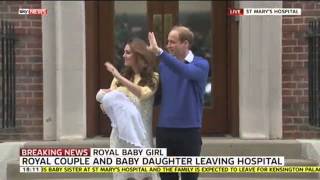 Royal Couple Show Off Baby Daughter