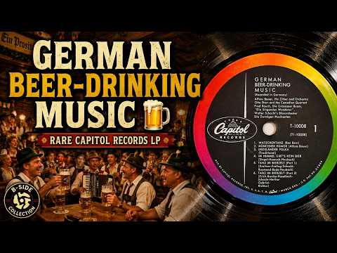 洋楽 THE BARONS AMERICAN BEER DRINKING SONGS German Beer-Drinking Music 🍺 Vintage Capitol Records LP (Full