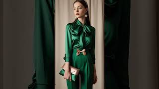 #Color Theme: Emerald Green & Soft Rose Gold screenshot 3