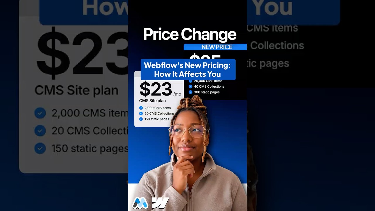 Webflow's New Pricing How It Affects You?