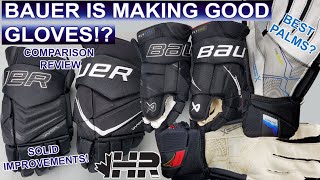 Bauer is making good hockey gloves again? Bauer Vapor Flylite & Flypro Snap Shot comparison review