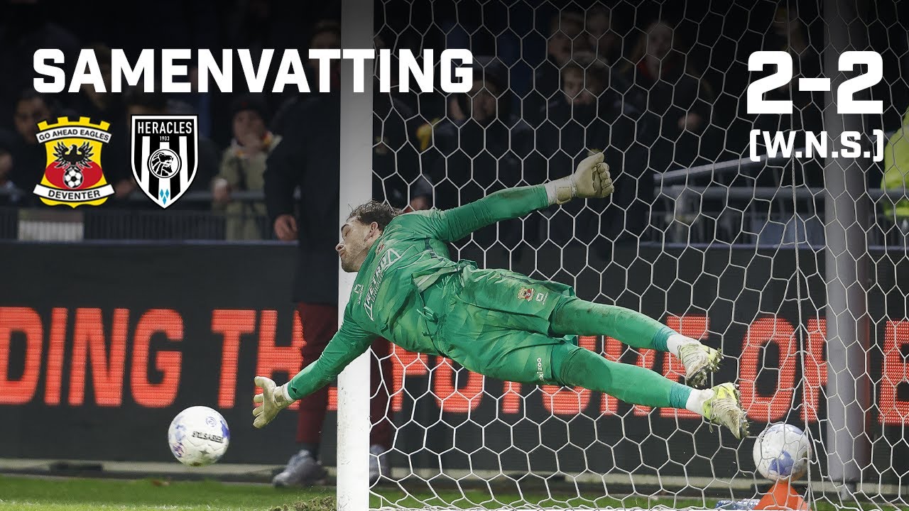 😎 De Busser pakt hoofdrol in penaltyserie | Samenvatting Go Ahead Eagles - Heracles Almelo