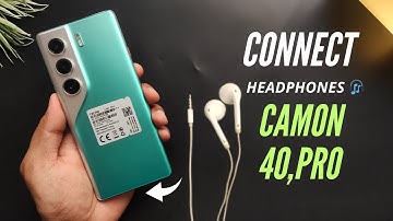 Tecno Camon 40, Pro+ 5G How To Connect Hands Free | Headphones |