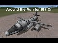 KSP - Around the Mun and back for 617 credits in career mode