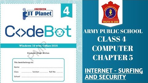 APS class 4 COMPUTER | Chapter 5 | INTERNET-SURFING AND SECURITY | IT PLANET (PART 5) @nksclasses