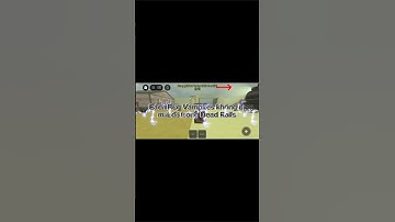 Cách Bug Vampire không bị mất đồ trong Dead Rails #deadrails #roblox