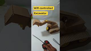 DIY Cardboard Excavator That Really Works! | Amazing Mini Excavator Project #cardboard #diy #dcmotor