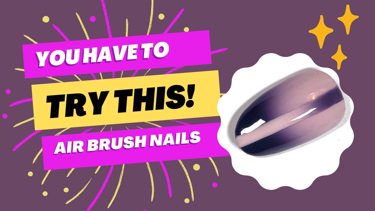 Airbrush Nails! How to airbrush like a pro (for beginners) YouTube