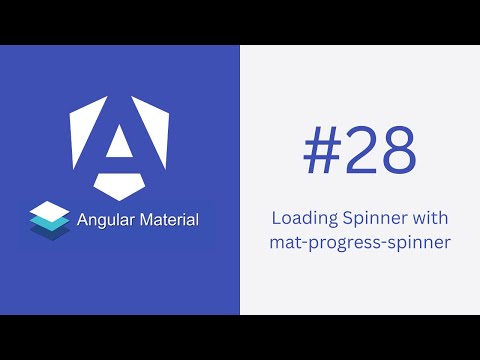 Loading Spinner with mat-progress-spinner