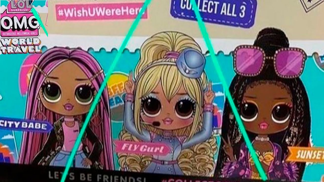 LOL OMG World Travel dolls: Sunset, City Babe and Fly Gurl / FIRST