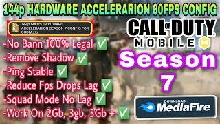 144p Config For Codm Low-Max 60FPS | Season 7 | No Fps Drops | Fix Lag In Call Of Duty Mobile Br/Mp screenshot 5