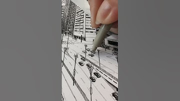 Urban Sketching With Pen And Ink // Fineliner Drawing