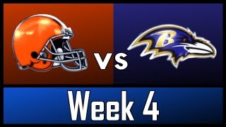 NFL - Week 4: Cleveland Browns vs Baltimore Ravens - Preview & Predictions
