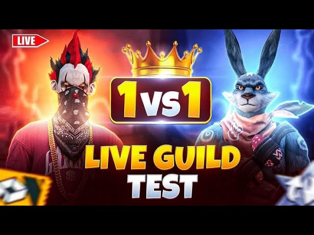 🔴[Live] FREE FIRE LIVE ROOM GIVEAWAY🤯 GUILD TEST🎯|| ID