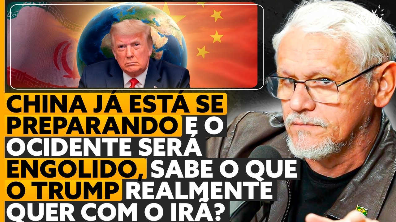 O PLANO de TRUMP contra o IRÃ e a CRISE MUNDIAL que está prestes a EXPLODIR... [Robinson Farinazzo]