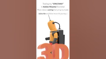 Adobe Mixamo Spaceman #shorts #blender #illustration #youtube #newvideo #shortsvideo #youtubeshorts