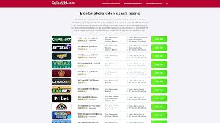 Bookmakere uden Dansk Licens - CasinoUDL