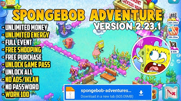 NEW UPDATE!! SPONGEBOB ADVENTURE IN A JAM MOD APK V2.23.1 UNLIMITED MONEY TERBARU NO PASSWORD