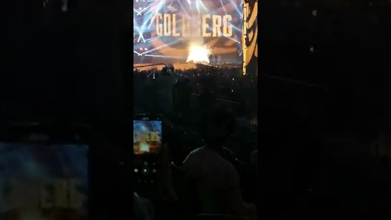 GoldBerg WWE Elimination chamber Saudi Arabia Jeddah Grand Enterance