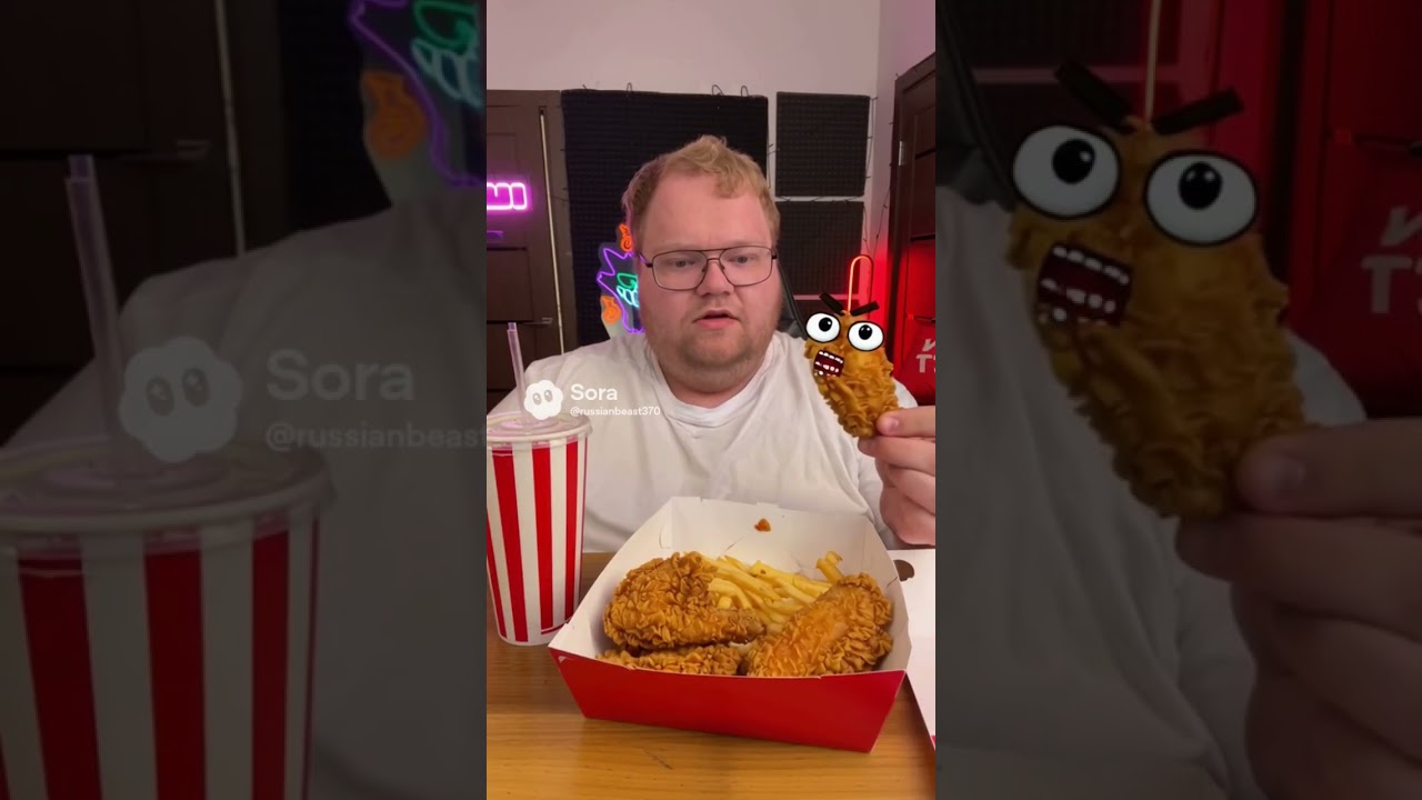 Крылышко КФС кричит на меня 🤣🍗 