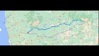 Camperreis van Bragança naar de camperplaats Povoa de Lanhosa in Portugal