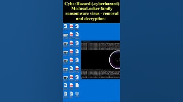 CyberHazard (.cyberhazard) MedusaLocker family ransomware virus #shorts #trending #CyberHazard