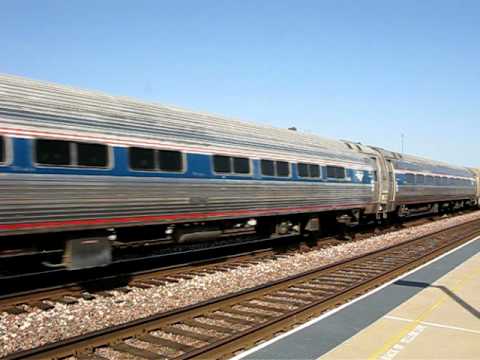 ATSF 3751 going through Commerce Metrolink Station May 2, 2010