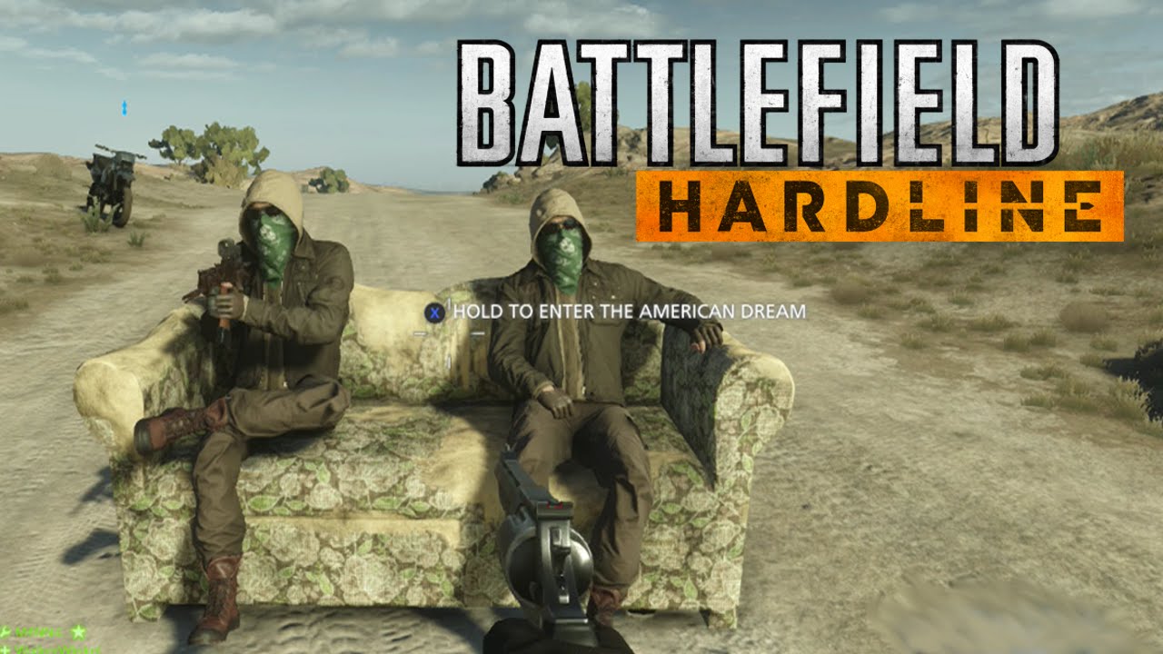 Battlefield Hardline Driveable Couch, Vehicle Launches + More! YouTube