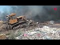 В Бишкеке на санитарном полигоне вновь произошел пожар