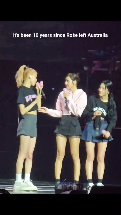#BLACKPINK | Rosé talked to Australian Blinks at Born Pink Melbourne Day2