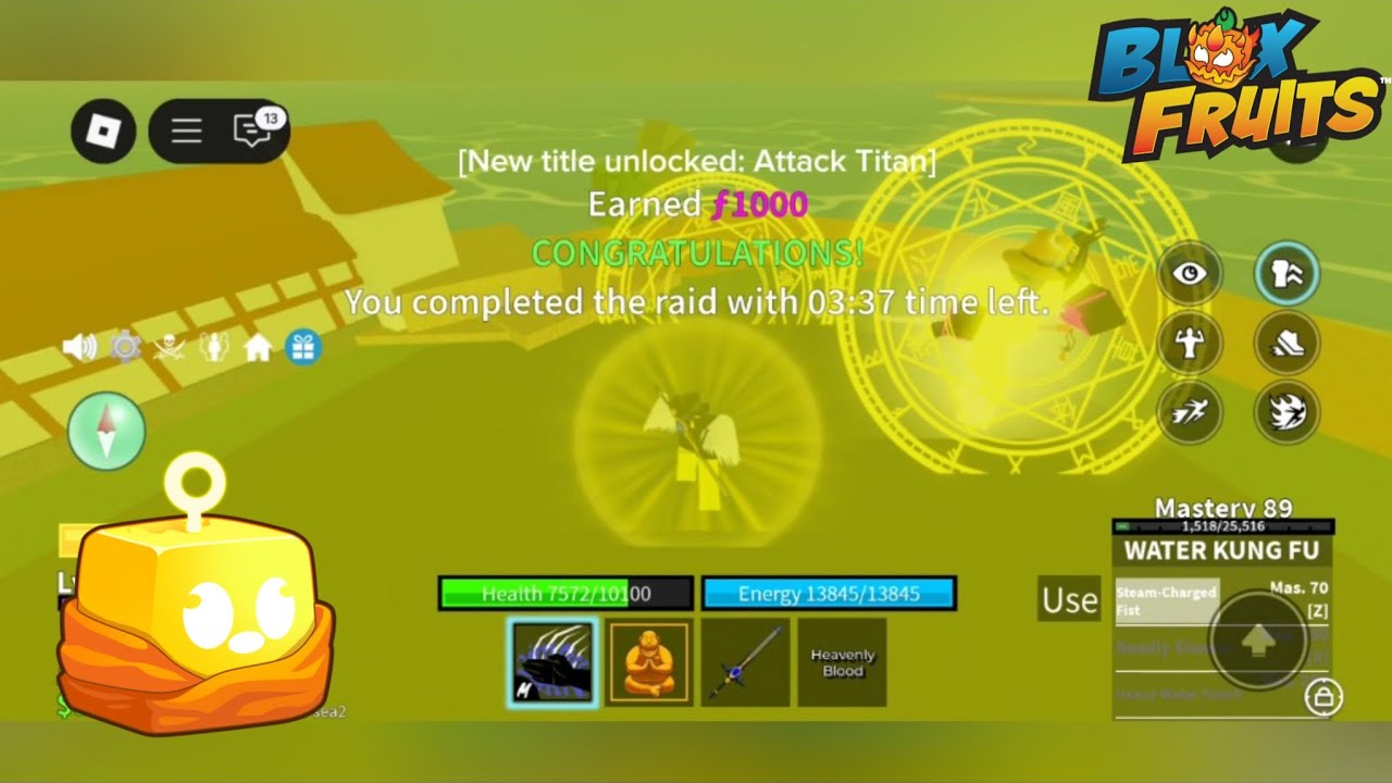 I ate and awakened the BUDDHA FRUIT but.....[bloxfruits]