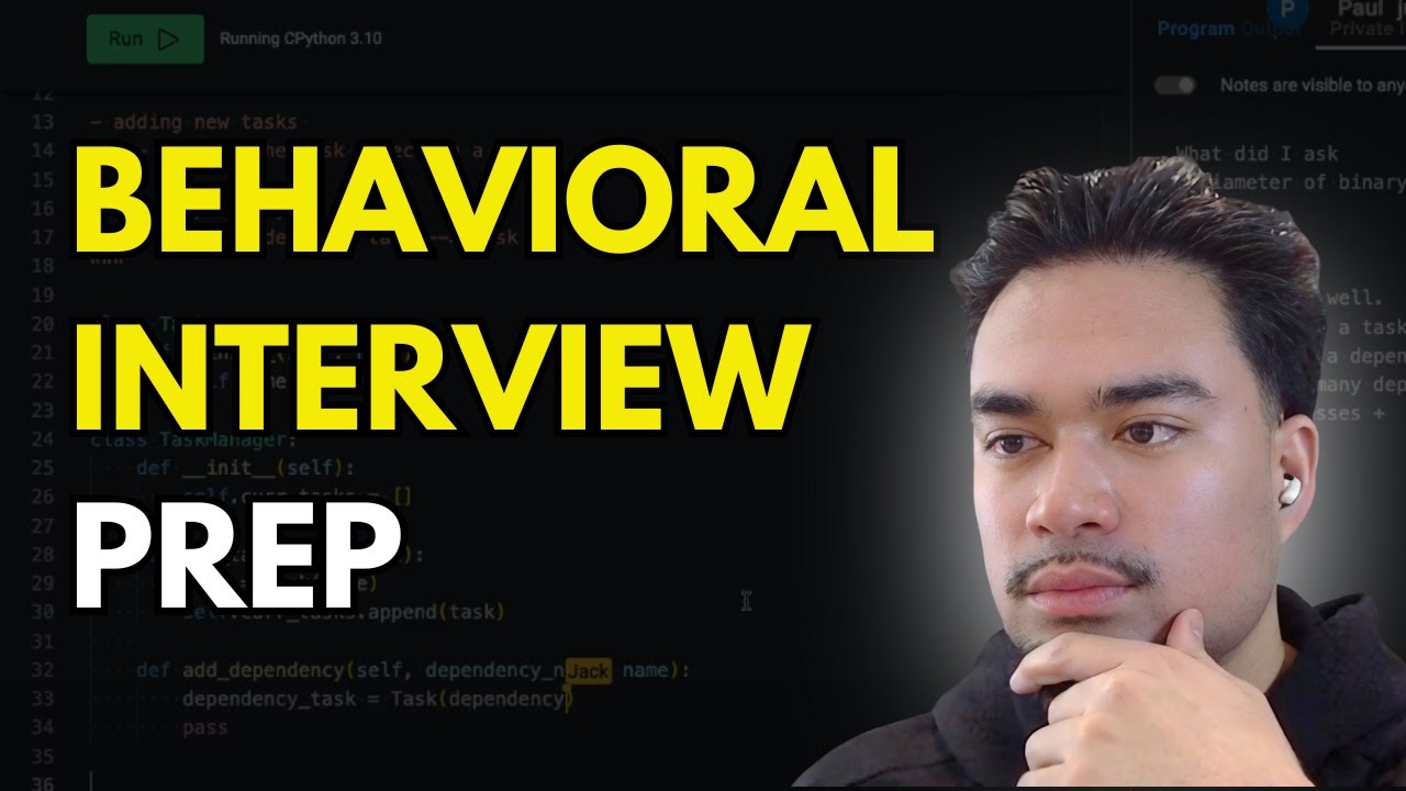 Software Engineer Behavioral Interview Preparation - YouTube