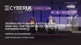 Technology Plenary - A Stitch in Time...:What Will Our Future Selves Thank Us for Doing Now?