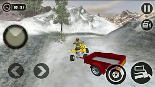 Offroad Quad Bike Cargo Delivery ATV Rider Sim - Endless Mode - Android Gameplay HD screenshot 5