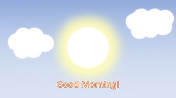 Sunrise Animation in Microsoft PowerPoint with Morph Transition