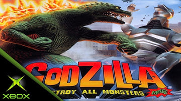 Godzilla Destroy All Monsters Melee (2003) Xbox Gameplay - No Commentary